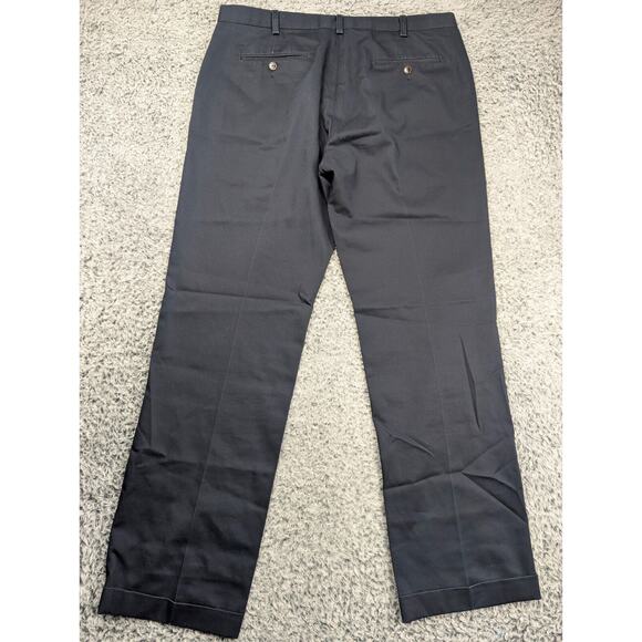 Eddie Bauer Pants Mens 38x33 Blue Normcore Chore Work Career Straight Casual - Picture 2 of 10